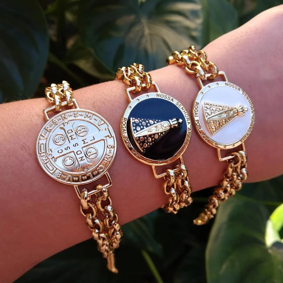 Pulseira Feminina Elo Portugues